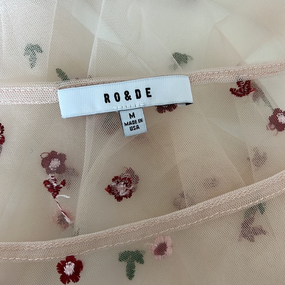 RO&DE Mesh Floral Embroidered ( never worn ) - Picture 5 of 5